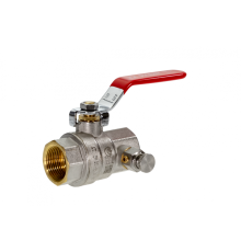 065B8318RG BVR-DR Кран шаровой РИДАН PN40 DN25 с внутренней резьбой и спускным элементом